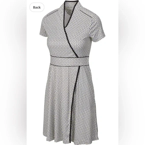 Greg Norman Collection | Dresses | Nwt Greg Norman Womens Florence Cap  Sleeve Faux Wrap Dress Size Small | Poshmark